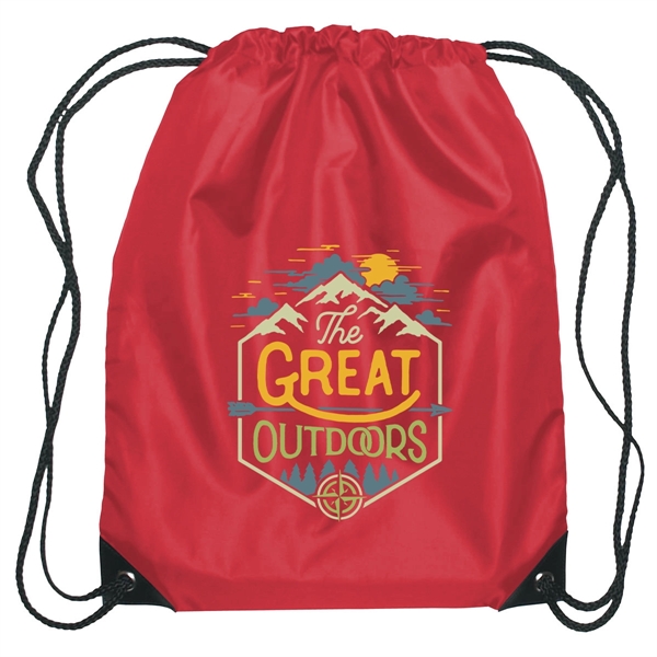 Small sports pack with polyester drawstring.... from ASI 61125 Hit Promotional Products / Hit®