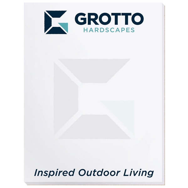 Scratch pad with 100 sheets of 50 lb. white offset paper... from ASI 50873 Drum-Line / Drum-line Inc