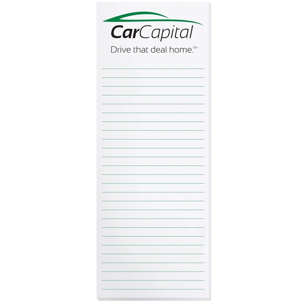 Scratch pad with 25 sheets of 50 lb. white offset paper... from ASI 50873 Drum-Line / Drum-line Inc