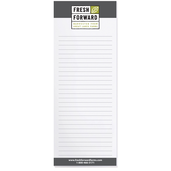 Scratch pad with 25 sheets of 50 lb. white offset paper... from ASI 50873 Drum-Line / Drum-line Inc