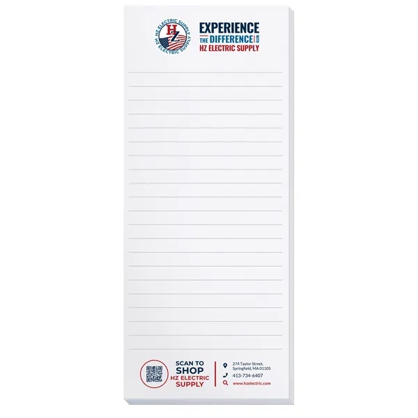 Scratch pad with 100 sheets of 50 lb. white offset paper... from ASI 50873 Drum-Line / Drum-line Inc