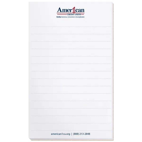 Scratch pad with 25 sheets of 50 lb. white offset paper... from ASI 50873 Drum-Line / Drum-line Inc