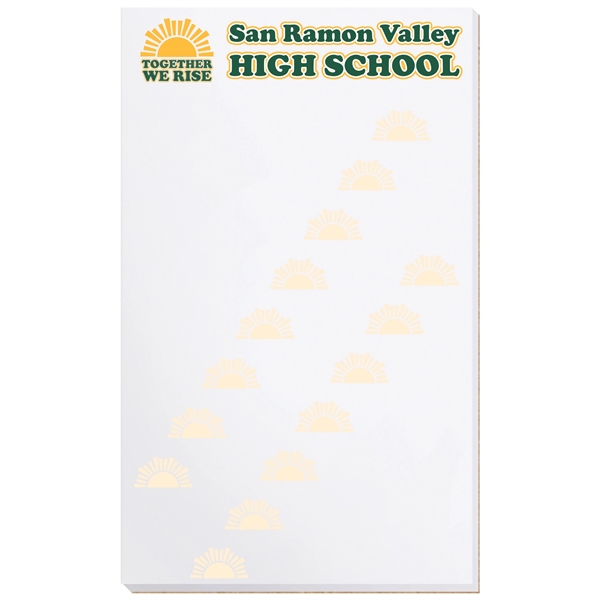 Scratch pad with 50 sheets of 50 lb. white offset paper... from ASI 50873 Drum-Line / Drum-line Inc