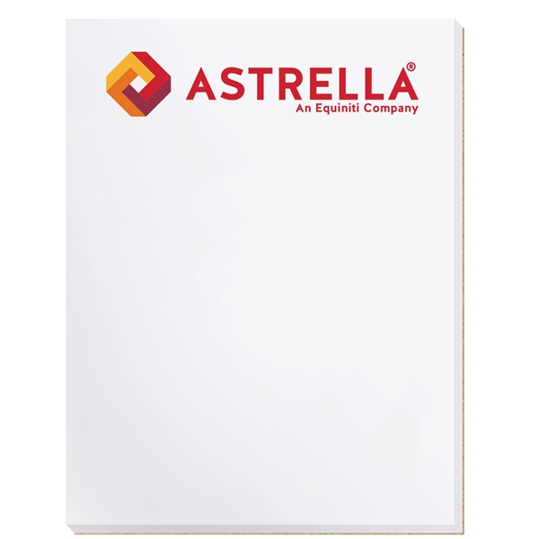 Full color scratch pad with 100 sheets of 60 lb. white... from ASI 50873 Drum-Line / Drum-line Inc