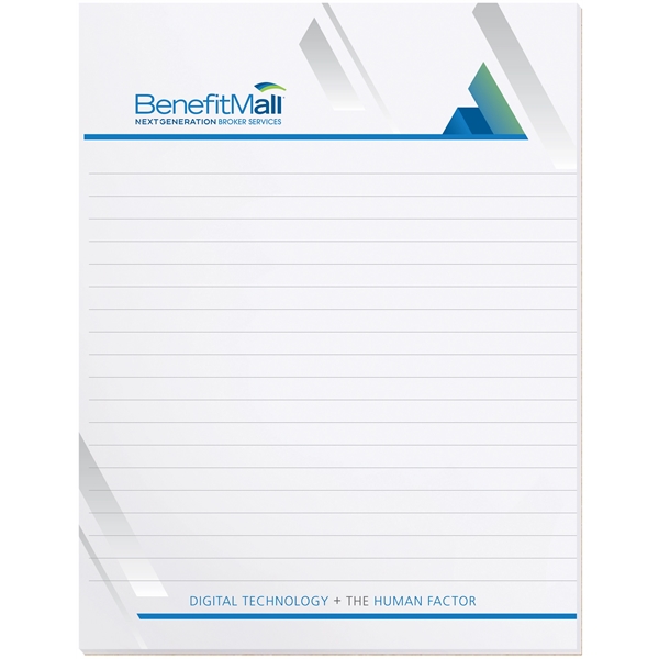 Full color scratch pad with 25 sheets of 60 lb. white... from ASI 50873 Drum-Line / Drum-line Inc