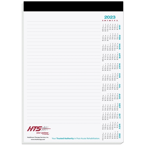 Full color legal pad with 30 perforated, stapled sheets covered with... from ASI 50873 Drum-Line / Drum-line Inc