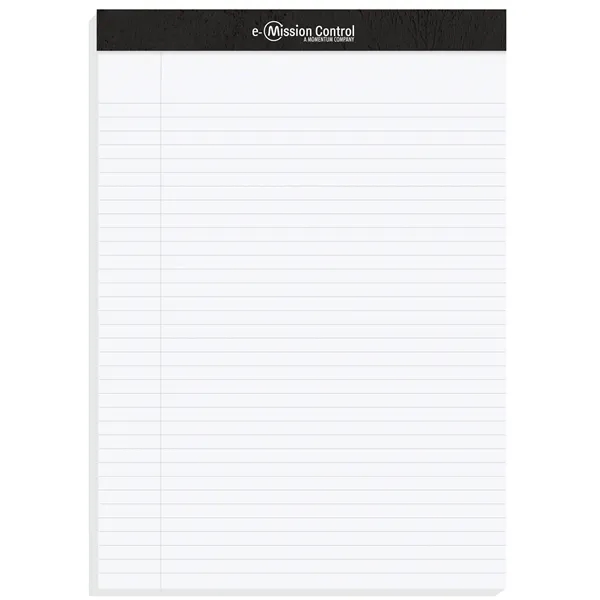 Executive legal pad with 50 sheets of 50 lb. white offset.... from ASI 50873 Drum-Line / Drum-line Inc