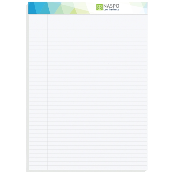 Economy legal pad with 30 perforated sheets of 18 lb. white... from ASI 50873 Drum-Line / Drum-line Inc