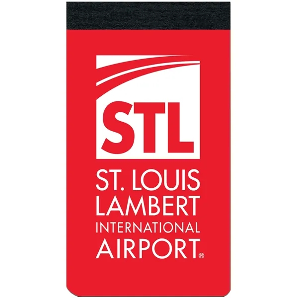 Taped 4-color process memo book with free sheet imprint... from ASI 50873 Drum-Line / Drum-line Inc