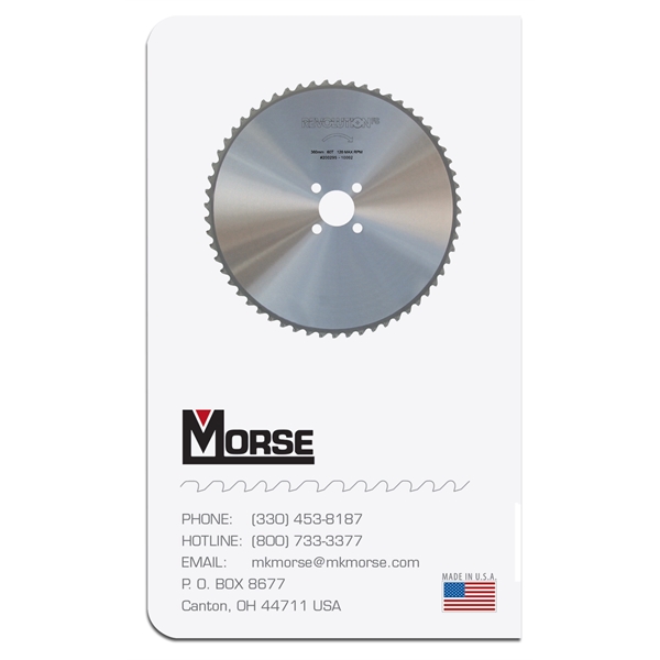 Side stapled 3" x 5" memo book with full color imprint.... from ASI 50873 Drum-Line / Drum-line Inc