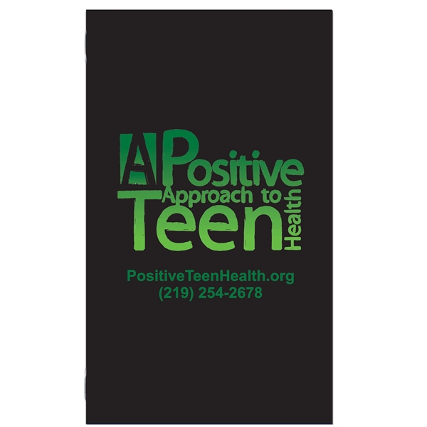 5" x 8" full color side stapled memo book, 10 pt.... from ASI 50873 Drum-Line / Drum-line Inc