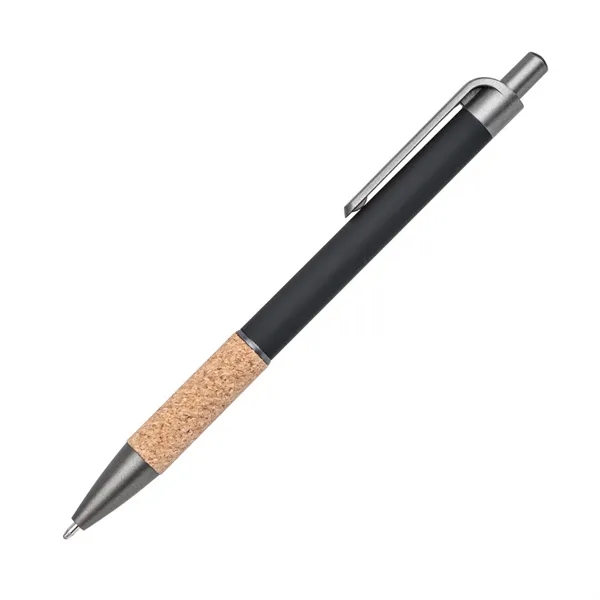 Otto Aluminum Pen w/Cork Grip & Black Refill... from ASI 84592 St Regis Group