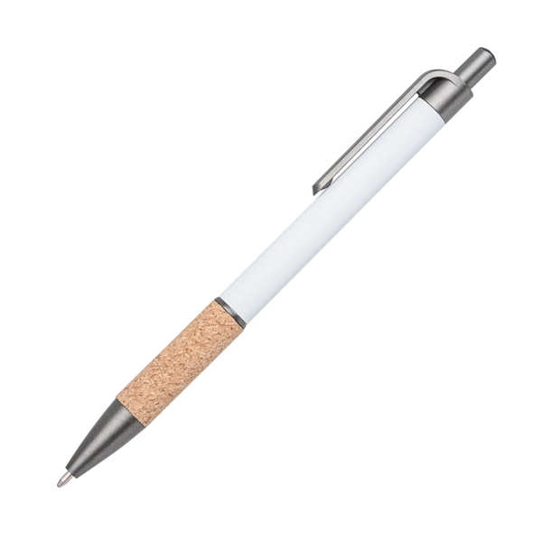 Otto Aluminum Pen w/Cork Grip & Black Refill... from ASI 84592 St Regis Group