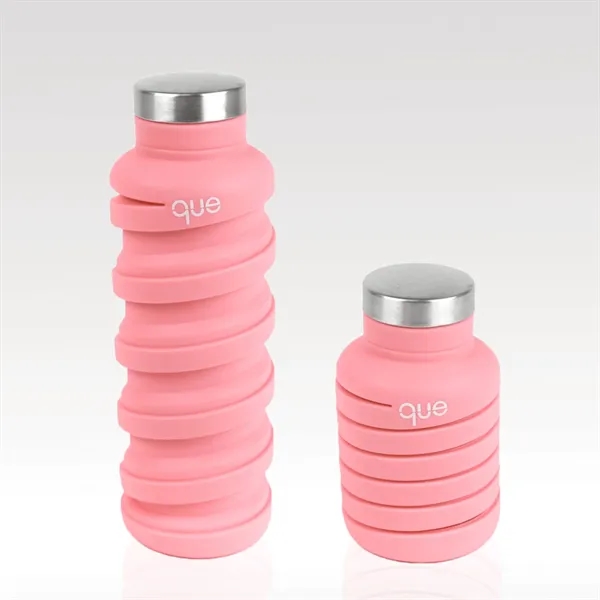 20 oz. collapsible water bottle with distinctive spiral design ad a... from ASI 93986 Visions/Awardcraft / Visions Awards