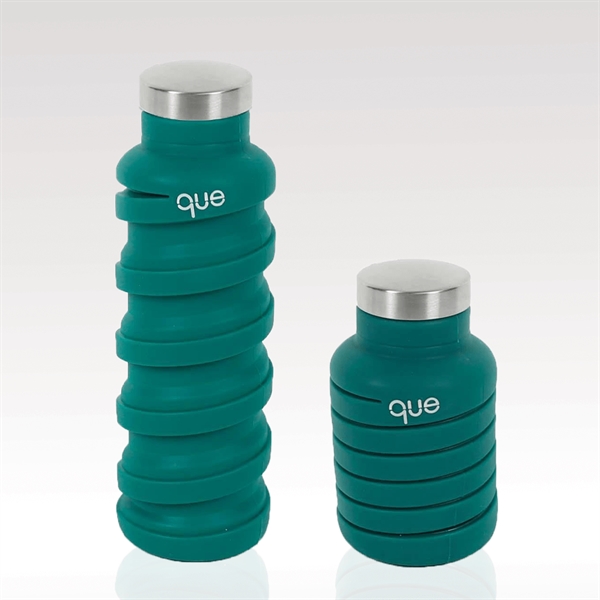 20 oz. collapsible water bottle with distinctive spiral design ad a... from ASI 93986 Visions/Awardcraft / Visions Awards