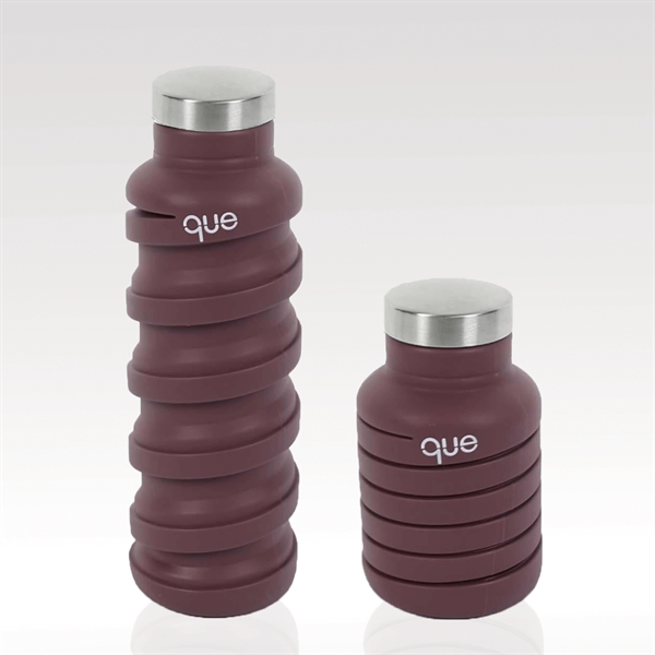 20 oz. collapsible water bottle with distinctive spiral design ad a... from ASI 93986 Visions/Awardcraft / Visions Awards