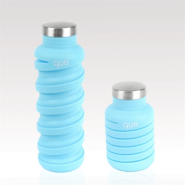20 oz. collapsible water bottle with distinctive spiral design ad a... from ASI 93986 Visions/Awardcraft / Visions Awards