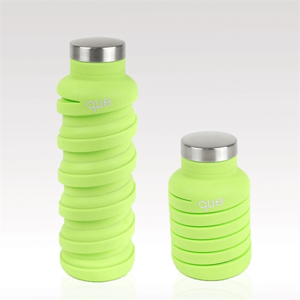 20 oz. collapsible water bottle with distinctive spiral design ad a... from ASI 93986 Visions/Awardcraft / Visions Awards