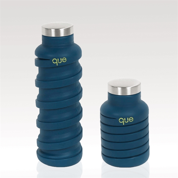 20 oz. collapsible water bottle with distinctive spiral design ad a... from ASI 93986 Visions/Awardcraft / Visions Awards