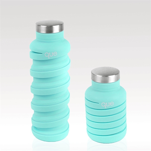 20 oz. collapsible water bottle with distinctive spiral design ad a... from ASI 93986 Visions/Awardcraft / Visions Awards