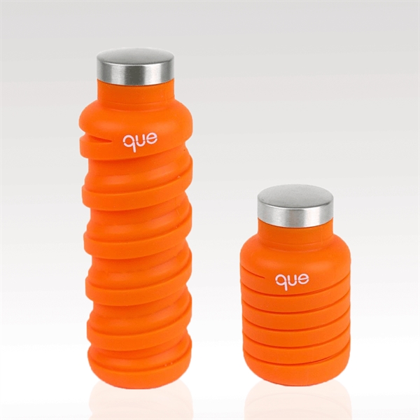 20 oz. collapsible water bottle with distinctive spiral design ad a... from ASI 93986 Visions/Awardcraft / Visions Awards