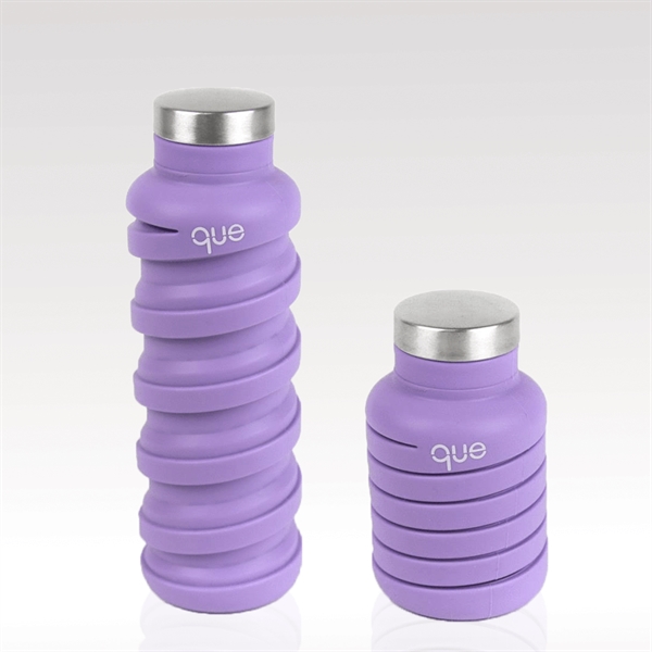 20 oz. collapsible water bottle with distinctive spiral design ad a... from ASI 93986 Visions/Awardcraft / Visions Awards