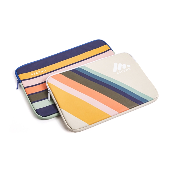 Full-color, full-bleed vegan leather laptop sleeve... from ASI 45657 Pop! Promos