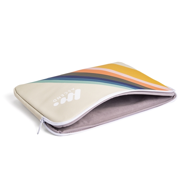 Full-color, full-bleed vegan leather laptop sleeve... from ASI 45657 Pop! Promos