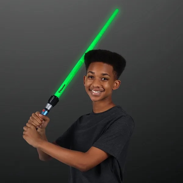 Expandable Saber Light Up Swords; Blank and Imprinted Pricing... from ASI 34194 ALightPromos
