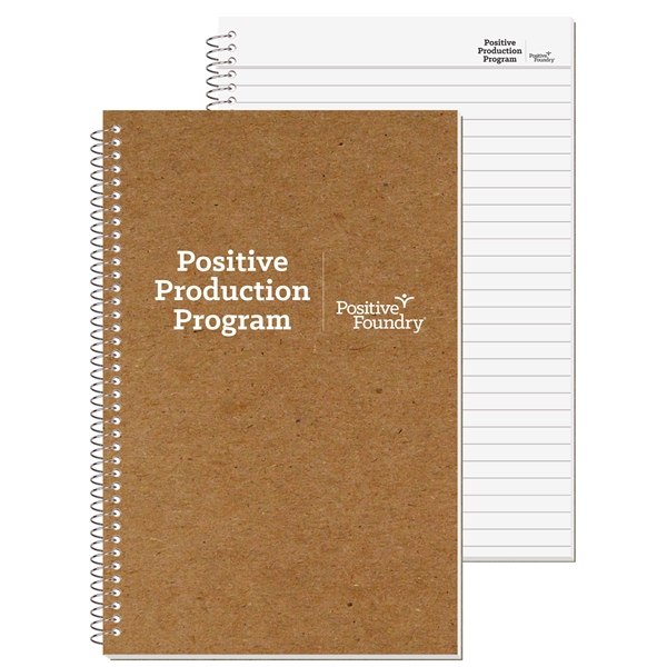 5 3/8" x 8 1/4" notebook with flexible paperboard cover... from ASI 50873 Drum-Line