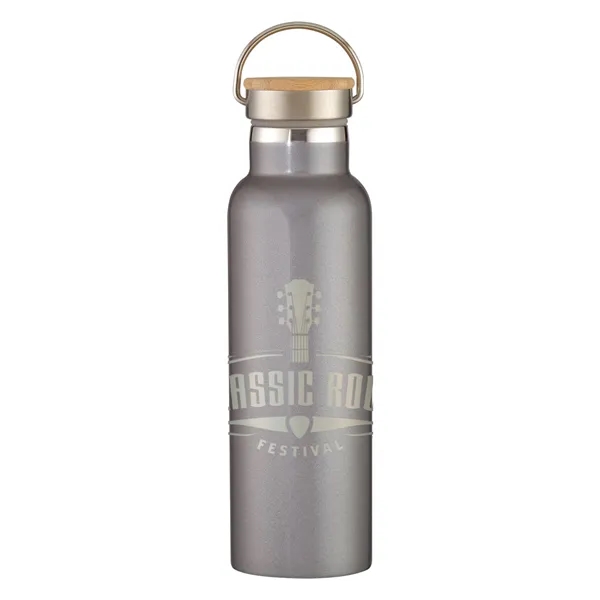 21 ounce double wall insulated stainless steel bottle with wide mouth... from ASI 61125 Hit Promotional Products / Hit®