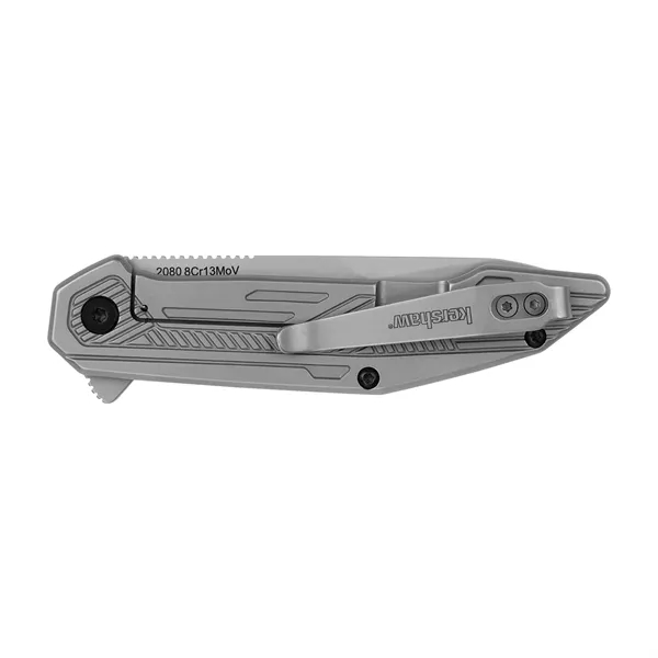 4.00" handle, 3.13" blade. Textured handle with clip, Steel blade with... from ASI 46170 Compass Industries Inc
