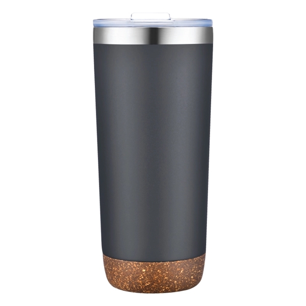 20 oz. copper-plated stainless steel vacuum insulated tumbler with clear slide... from ASI 57655 STOPNGO Line