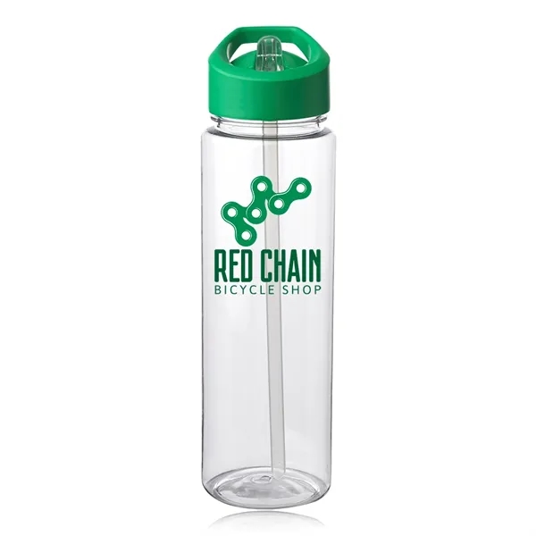 24 oz. plastic water bottle with sip straw, spout and carry... from ASI 39552 BEL Promo