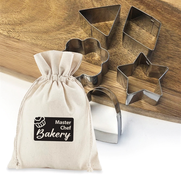 STAINLESS STEEL COOKIE CUTTER SET... from ASI 98766 Yanlee Trading Co Ltd / Delite Promotional Products