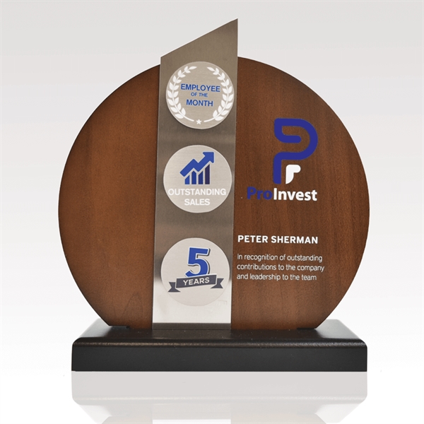 Continually display milestones acheived with our Eco-Geo awards.... from ASI 93986 Visions/Awardcraft