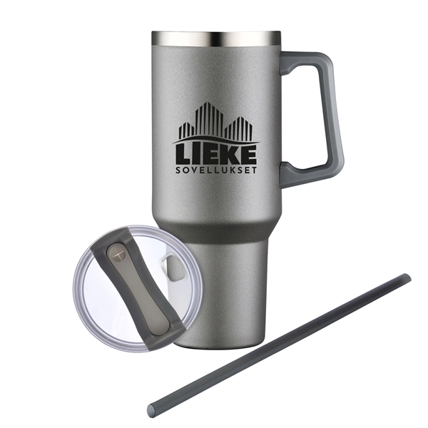 40 oz stainless steel vacuum insulated travel tumbler. Great for hot... from ASI 30112 ACE Products / Ace Line