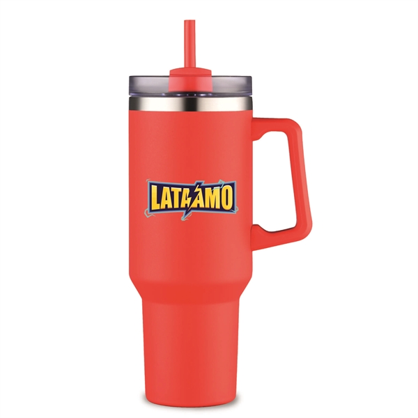 40 oz stainless steel vacuum insulated travel tumbler. Great for hot... from ASI 30112 ACE Products / Ace Line