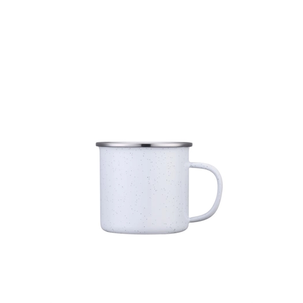 16oz Enamel mug with Stainless Steel rim... from ASI 31978 Admanline