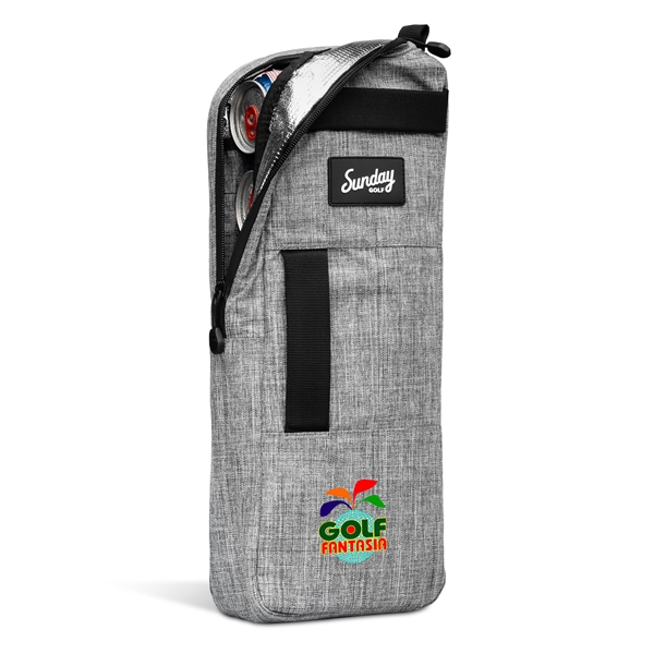 17.5" x 6" x 2" golf cooler bag with 3 handles.... from ASI 57653 Gold Bond