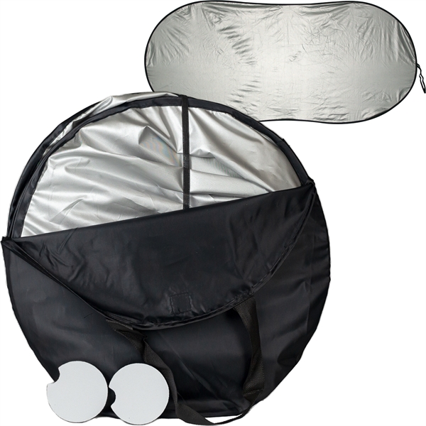 Park kit with a windshield shade and 2 auto coasters.... from ASI 57653 Gold Bond