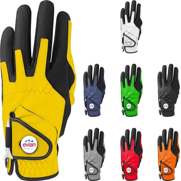 Men's golf glove with a ball marker.... from ASI 57653 Gold Bond