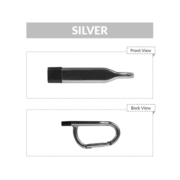 Carabiner metal USB 2.0 flash drive for saving and transferring files... from ASI 37218 Athena Promo (tm)