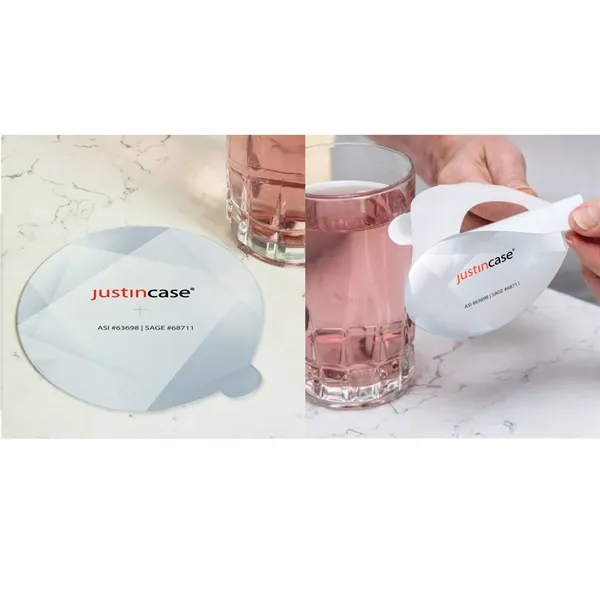 Drink spiking cover is a protection to place over your glass... from ASI 63698 Justin Case®
