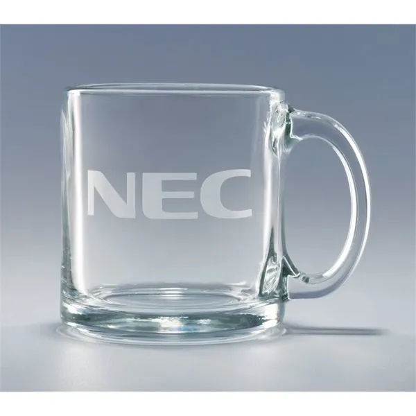 13 oz. tempered glass mug for hot and cold beverages; includes... from ASI 62985 J. Charles