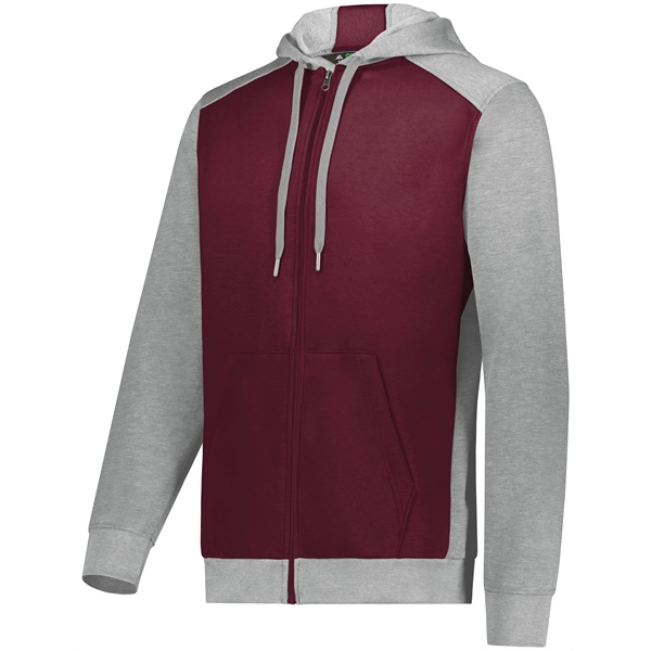 This Three Season Fleece Full Zip Hoodie is an Eco Revive... from ASI 37461 Augusta Sportswear