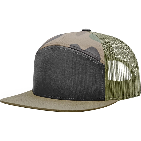 Richardson 168 7 Panel Trucker Cap with Custom Patch... from ASI 72657 Active Life Promo / Active Life