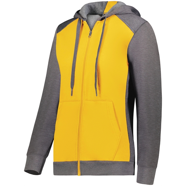The Ladies' Three-Season Fleece Full Zip Hoodie is an Eco-Revive product... from ASI 37461 Augusta Sportswear