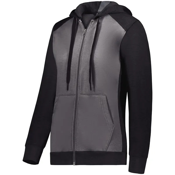The Ladies' Three-Season Fleece Full Zip Hoodie is an Eco-Revive product... from ASI 37461 Augusta Sportswear