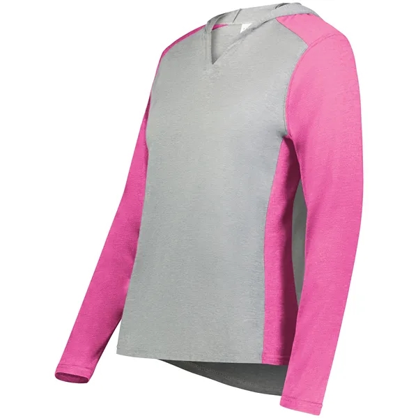 Ladies Gameday Vintage Hoodie with 50% polyester/38% cotton/12% rayon.... from ASI 37461 Augusta Sportswear